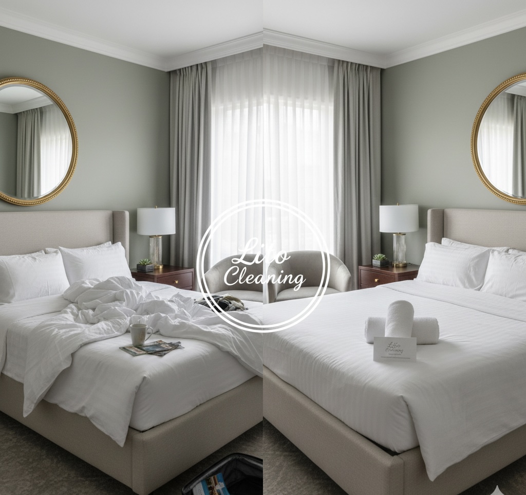 Airbnb cleaning service Los Angeles before and after